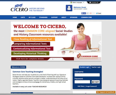 Cicero Histroy Beyond the Textbook Teacher License w/Webinar