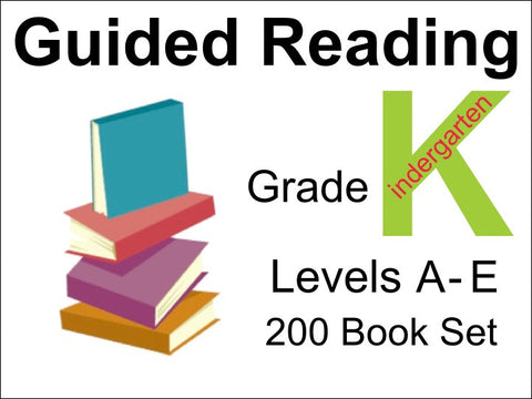 Guided Reading Kindergarten Full Grade Level Set (200 bk set)